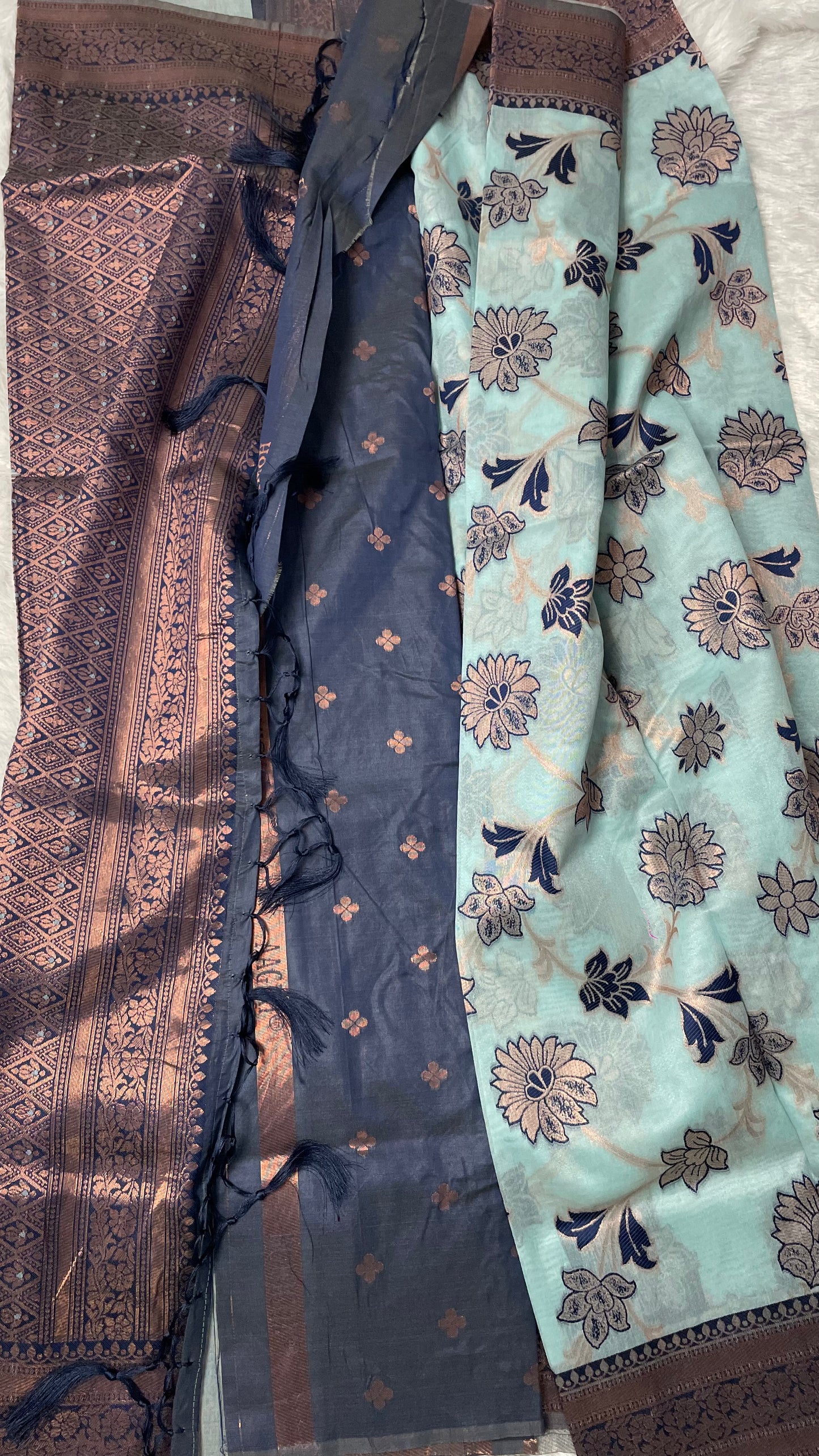 SKY BLUE KIA SILK SAREE