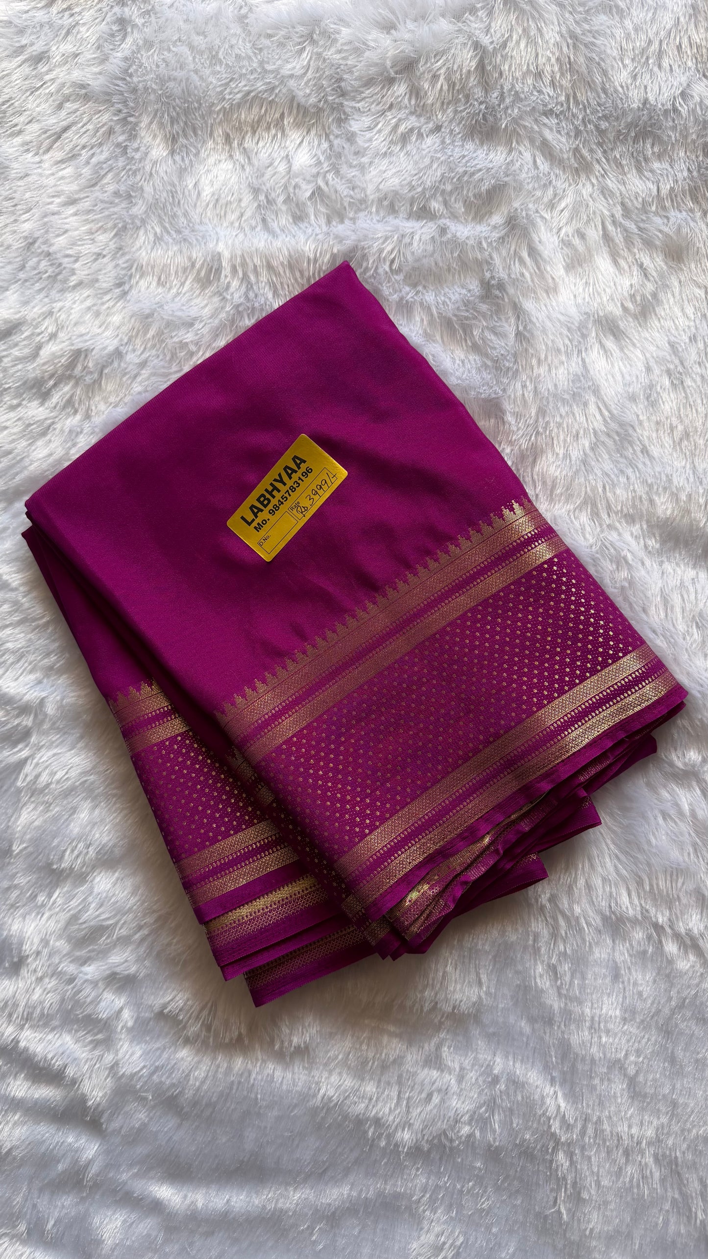 WINE PREMIUM CREPE SILK SAREE
