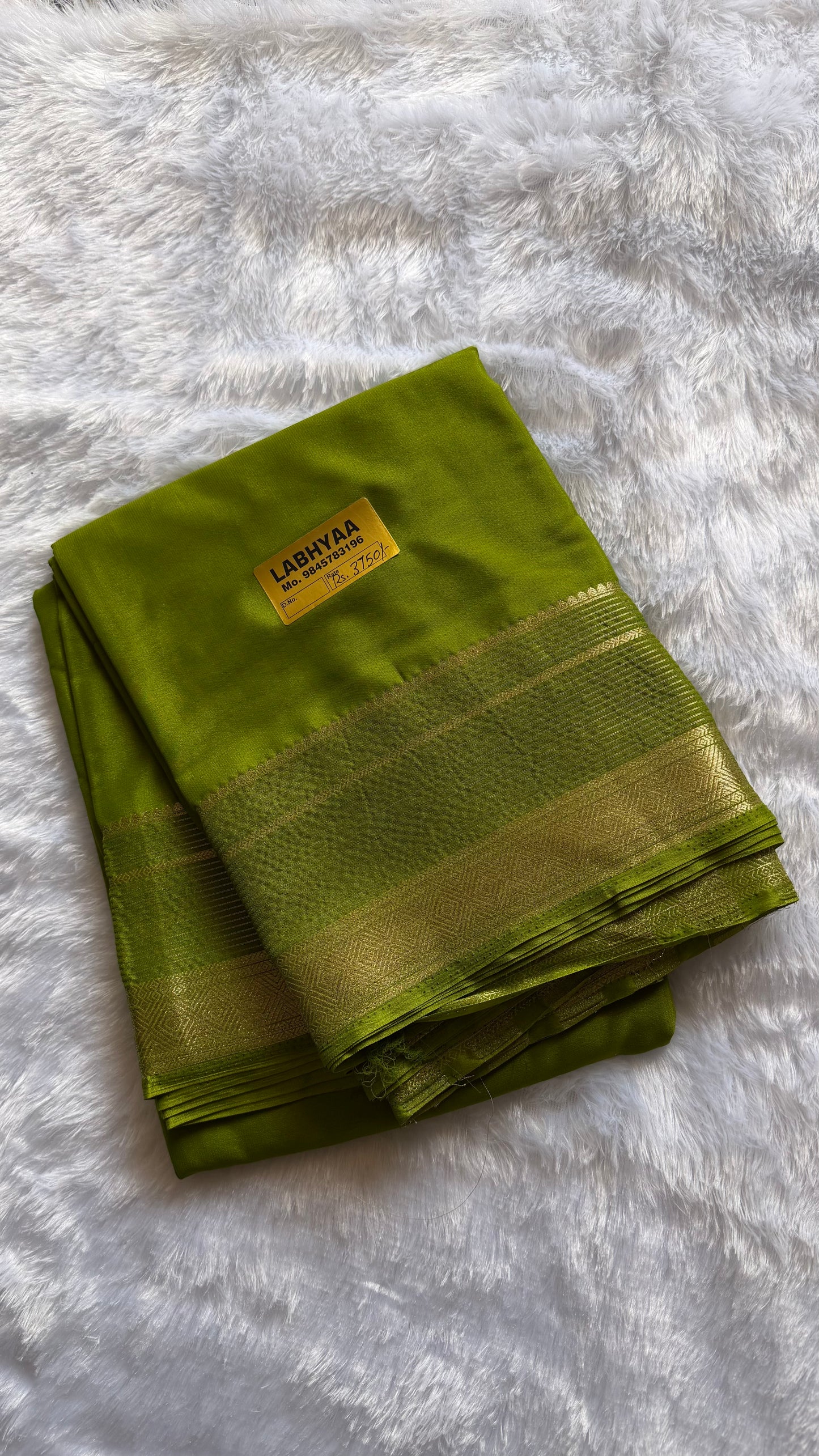 GREEN PREMIUM CREPE SILK SAREE