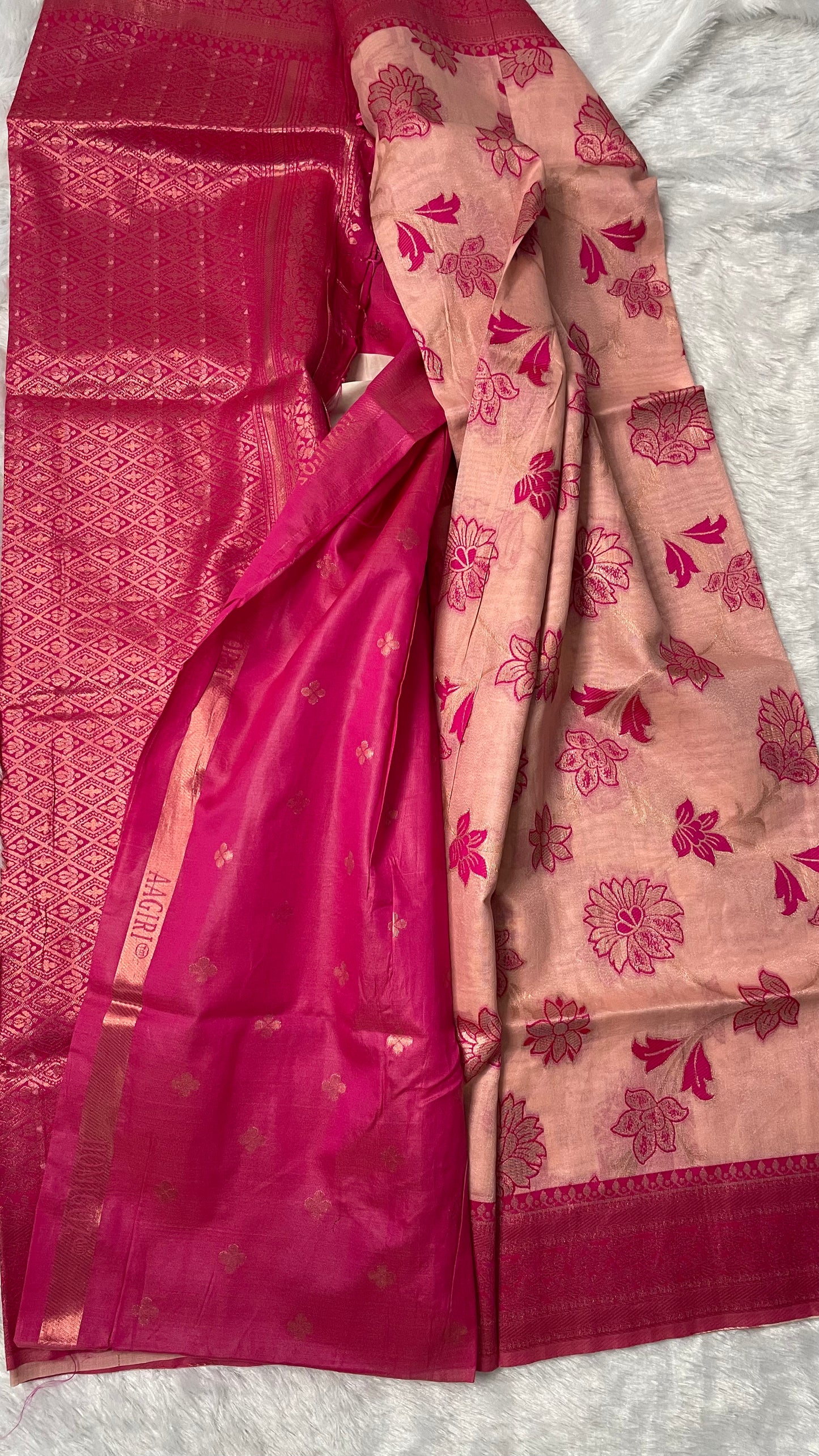 PINK KIA SILK SAREE.