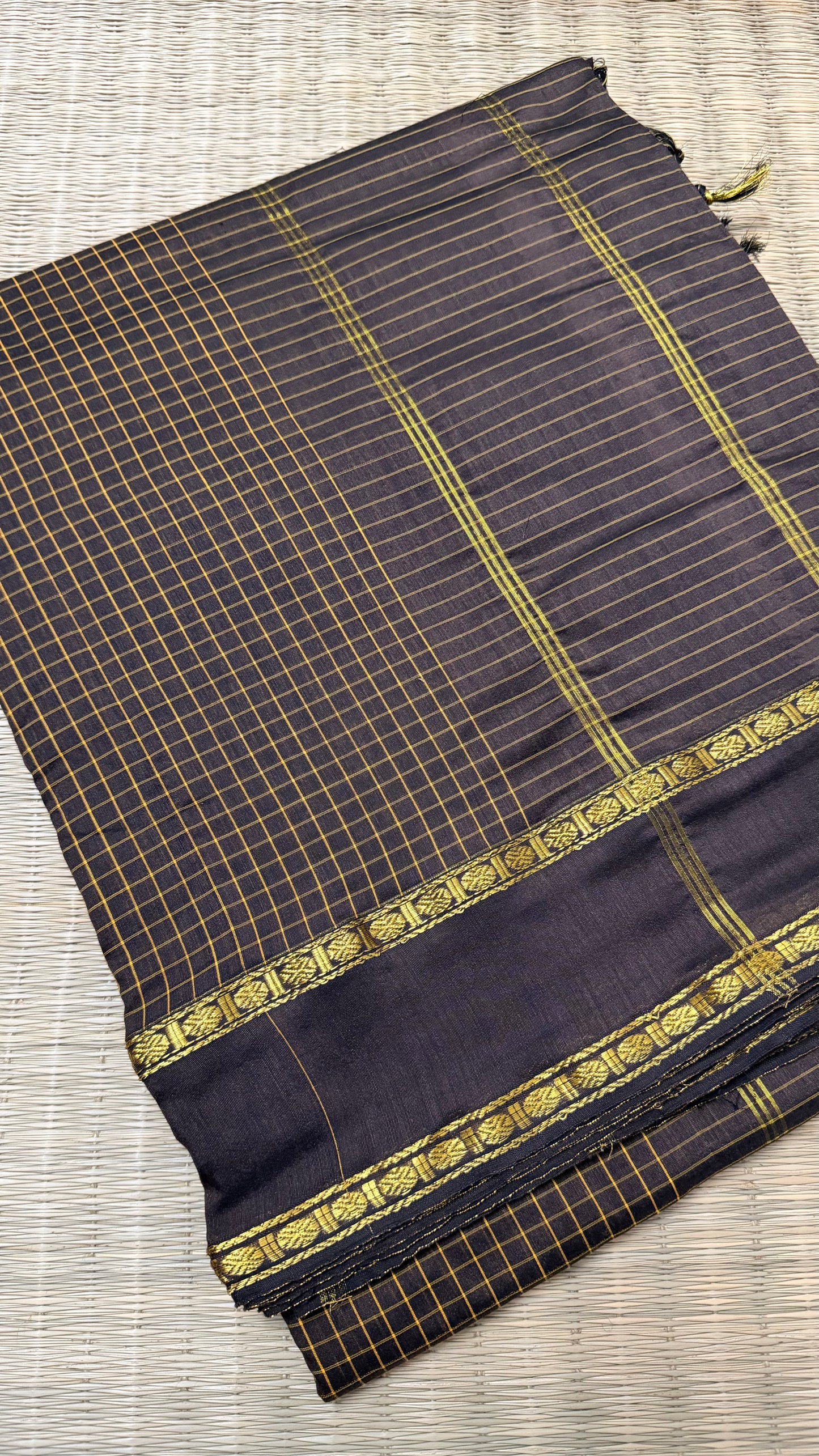 Brown Aarani Cotton.