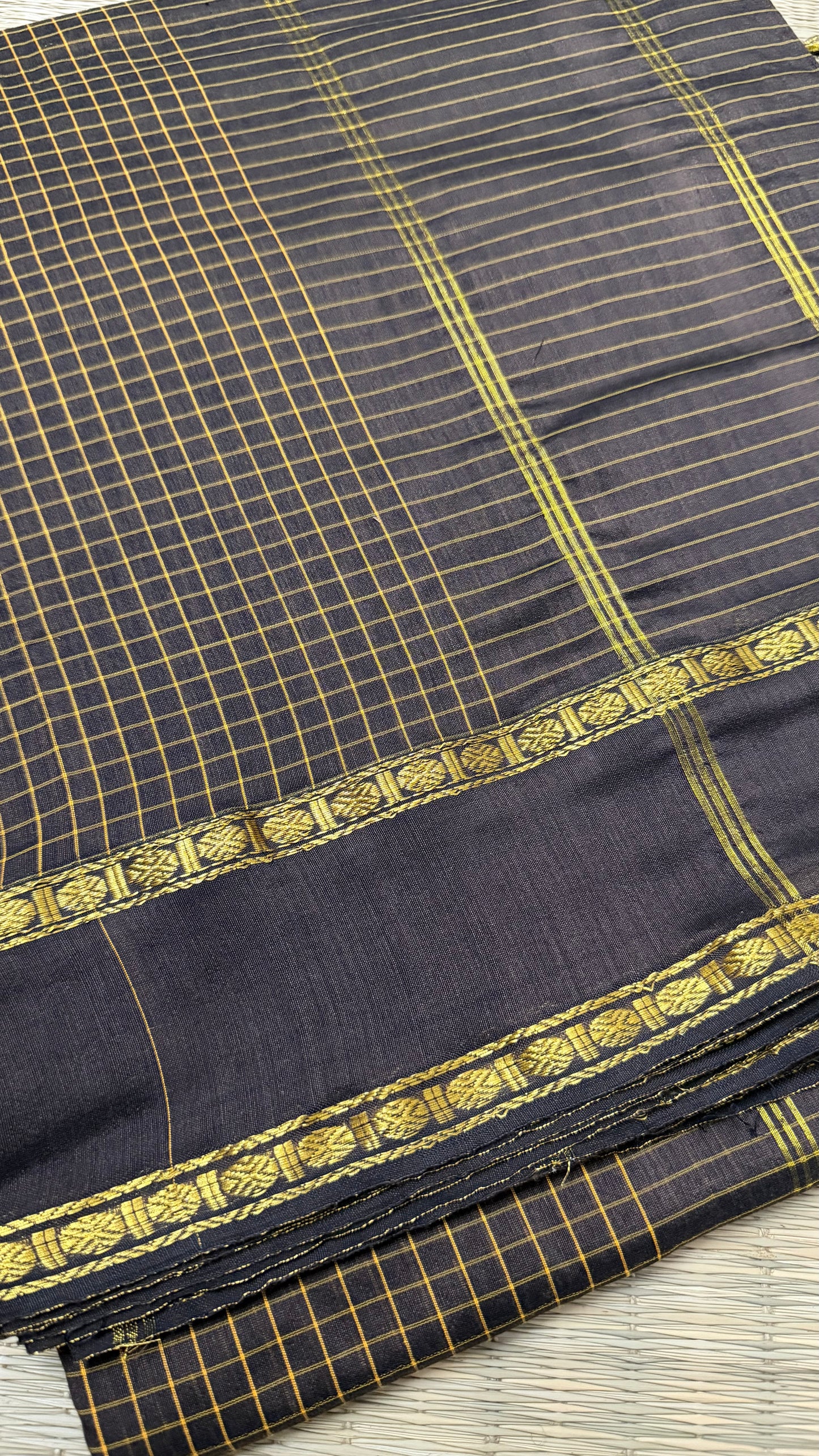 Brown Aarani Cotton.