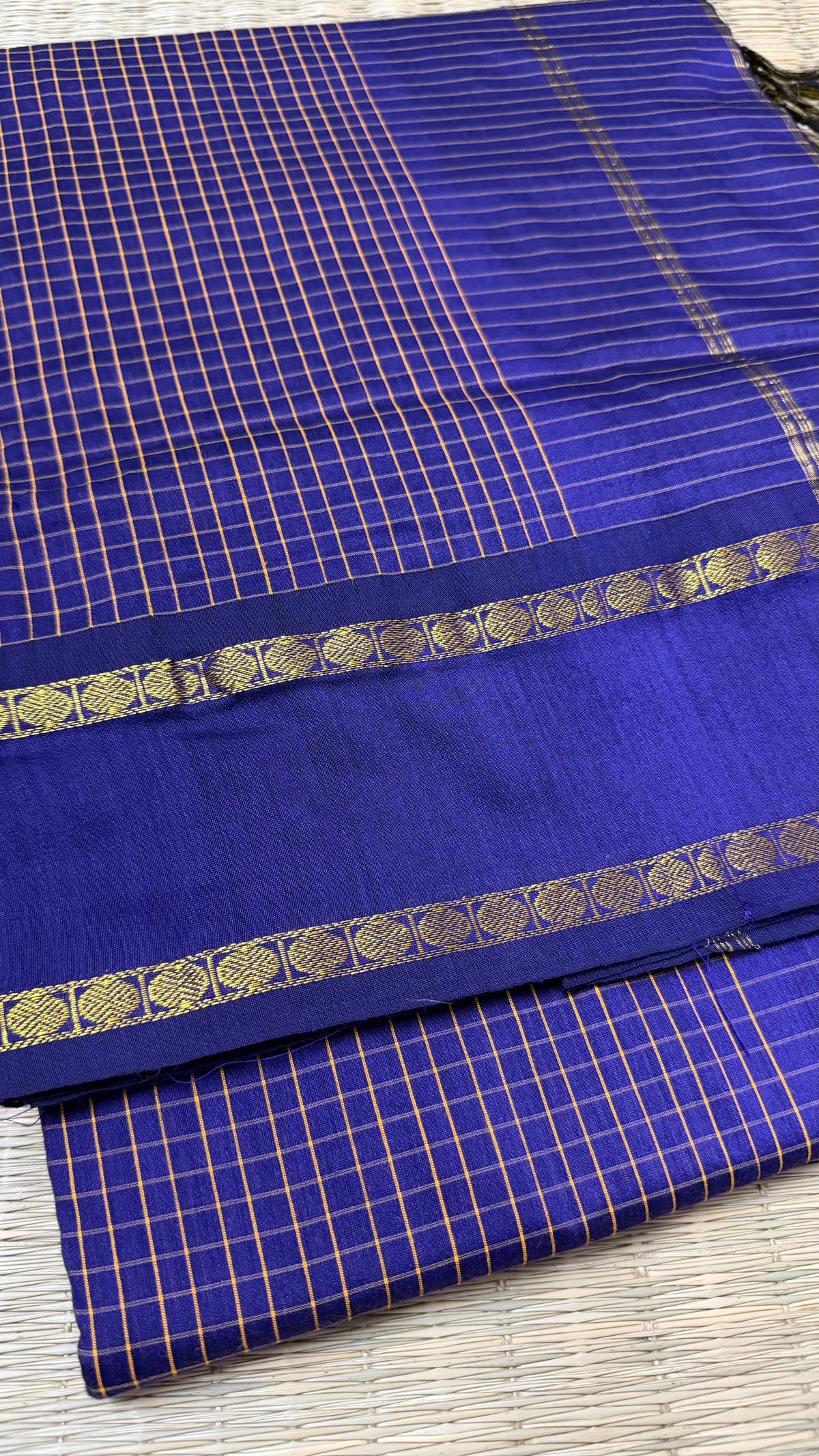 Purple colour Aarani Cotton.