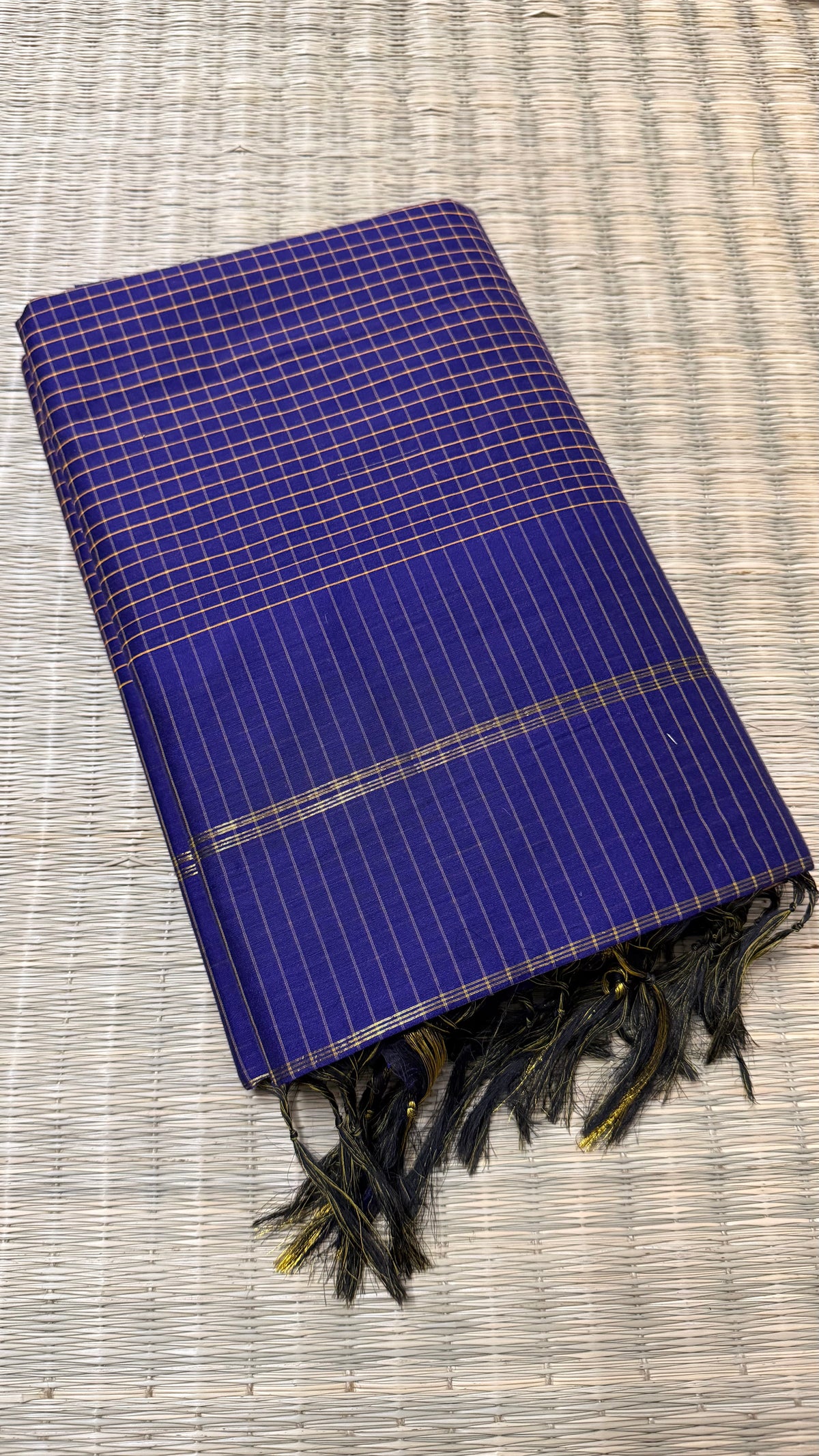 Purple colour Aarani Cotton.
