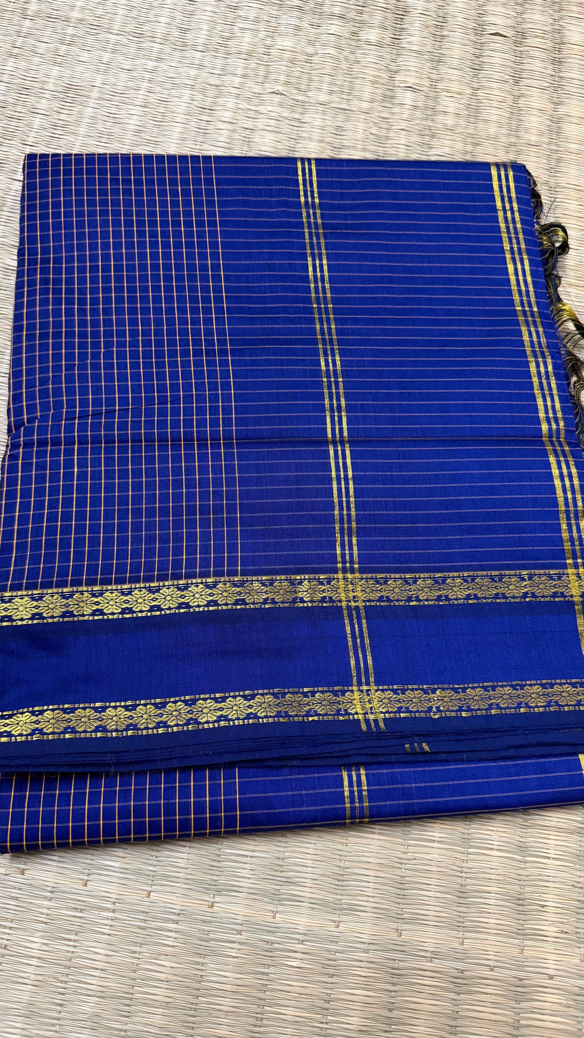 Royal Blue Aarani Cotton.